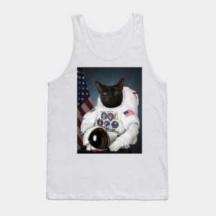 Black Cat Astronaut (Nasa Employee Photo) Tank Top